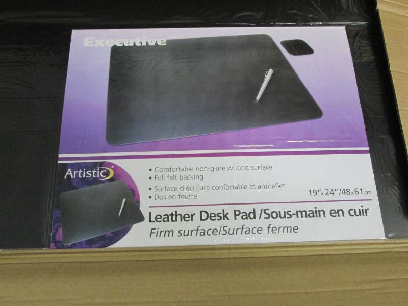 Artisitic Leather Desk Pad 19x24 in...