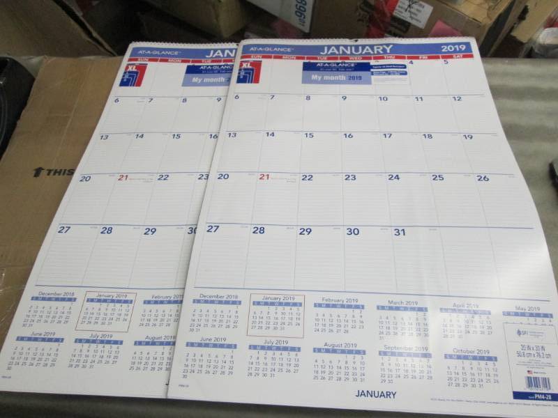 2 Large Planning Calendars...