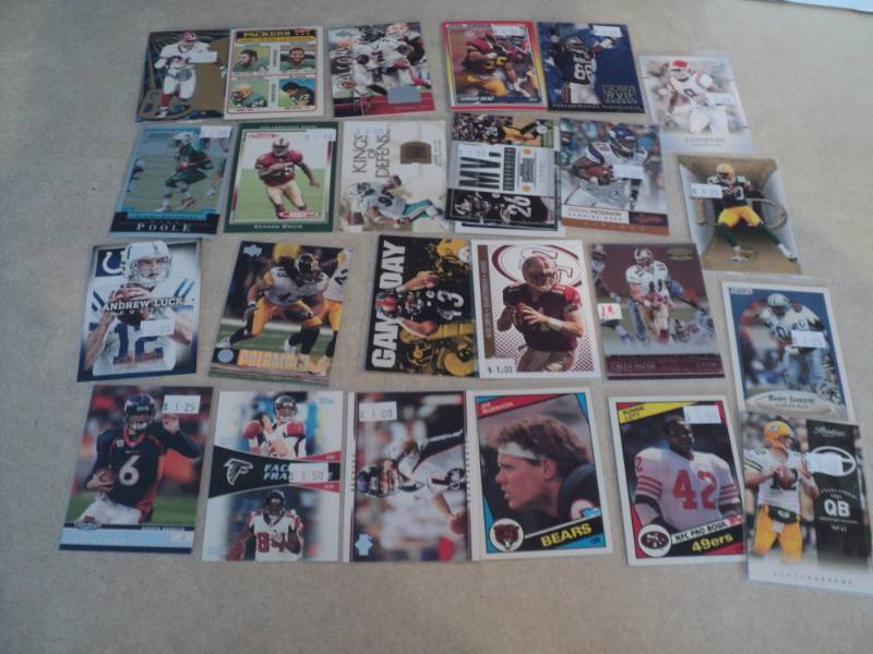 lot 2 image: Football Star Cards...