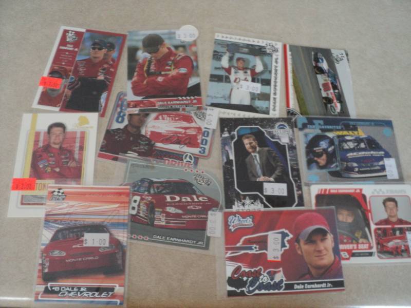 lot 19 image: Dale Earnhardt JR Cards...