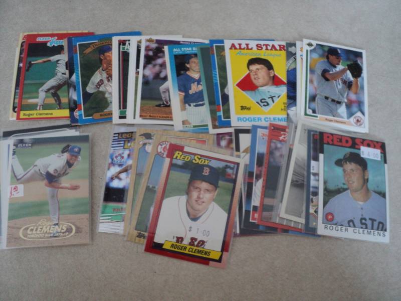 lot 23 image: 40 Roger Clemens Cards...