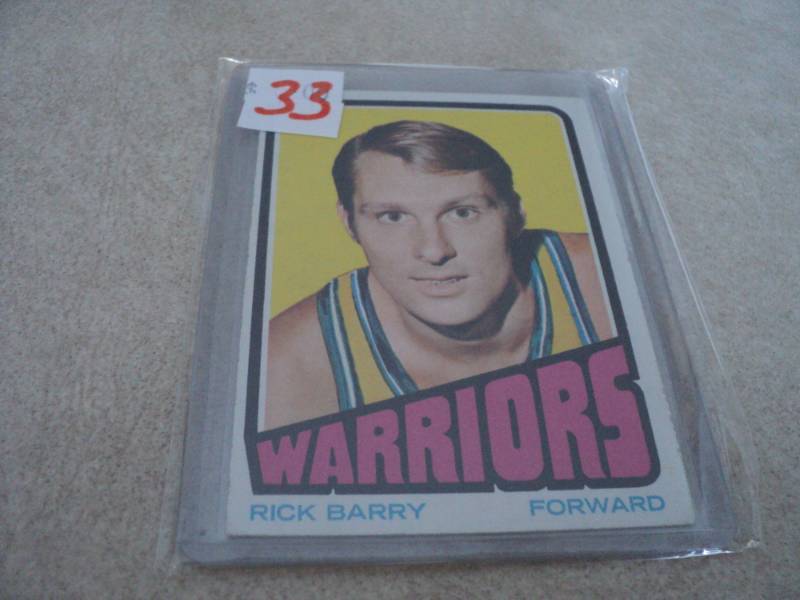 lot 33 image: 1972 Topps Rick Barry Card...