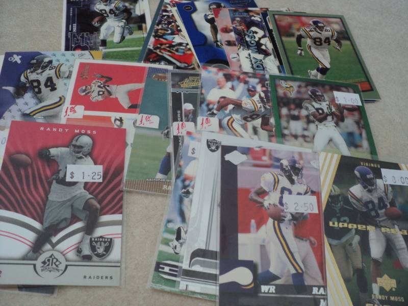 lot 65 image: 25 Randy Moss Cards...