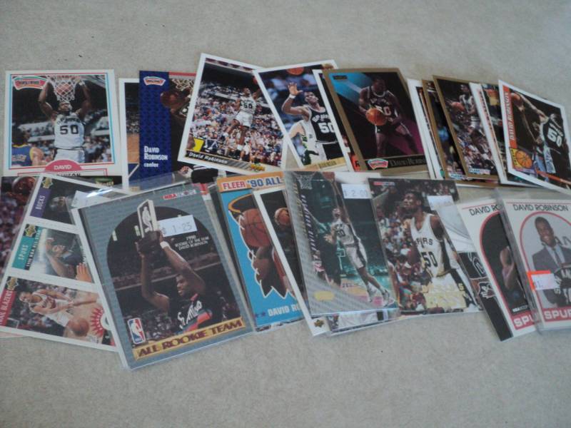 lot 70 image: David Robinson Rookie and Cards...