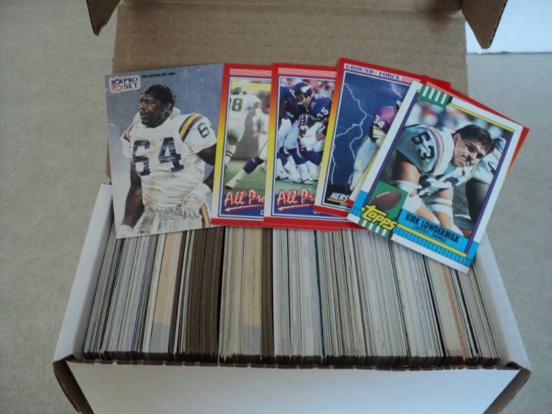 lot 82 image: Minnesota Vikings Cards...