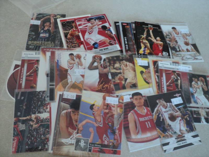 lot 87 image: Yao Ming Cards...