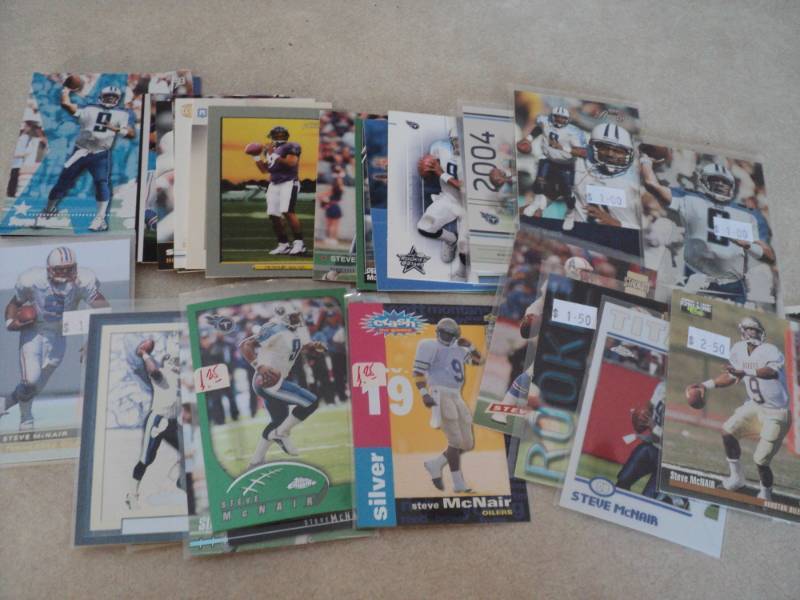 lot 98 image: 40 Steve McNair Cards...