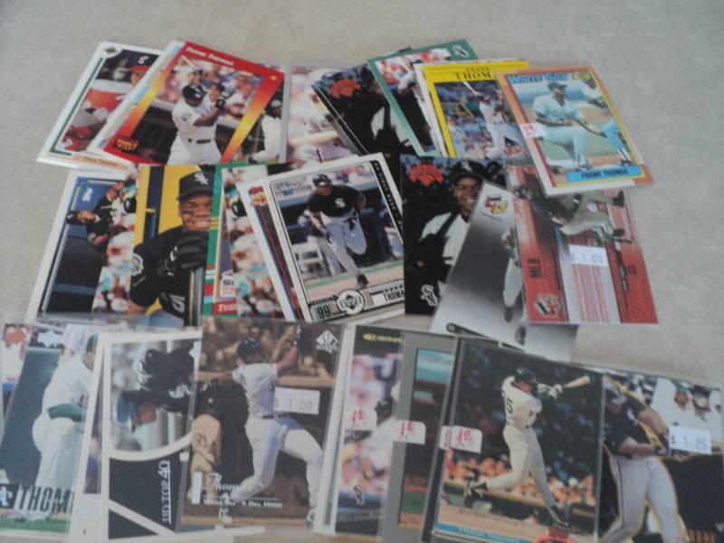 lot 112 image: 40 Frank Thomas Cards...