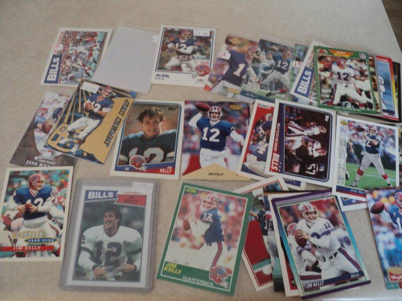 lot 116 image: Jim Kelly Rookie and Cards...
