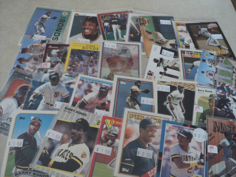 lot 121 image: 25 Barry Bonds Cards...