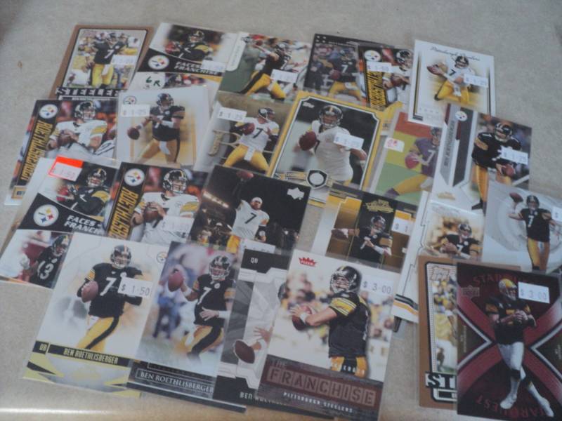lot 123 image: 25 Roethlisberger Cards...