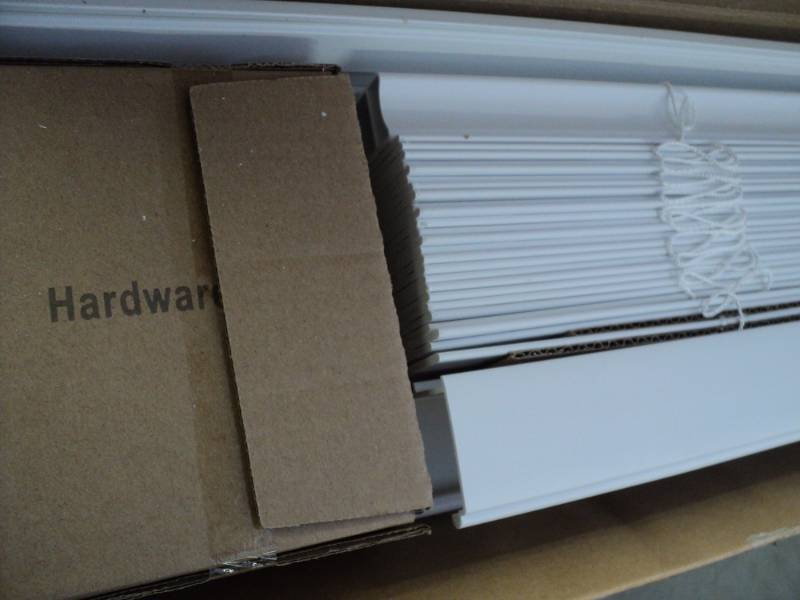 lot 155 image: 2 Cordless White 23 x 48 Custom ...