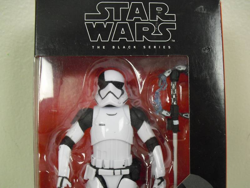 lot 9 image: Star Wars The Black Series 8 Storm Trooper Action Figure
