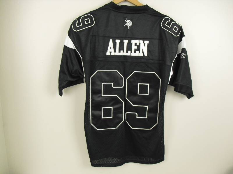 NFL Jersey deals-Vikings #69 Jared Allen Lights Out Black Stitched