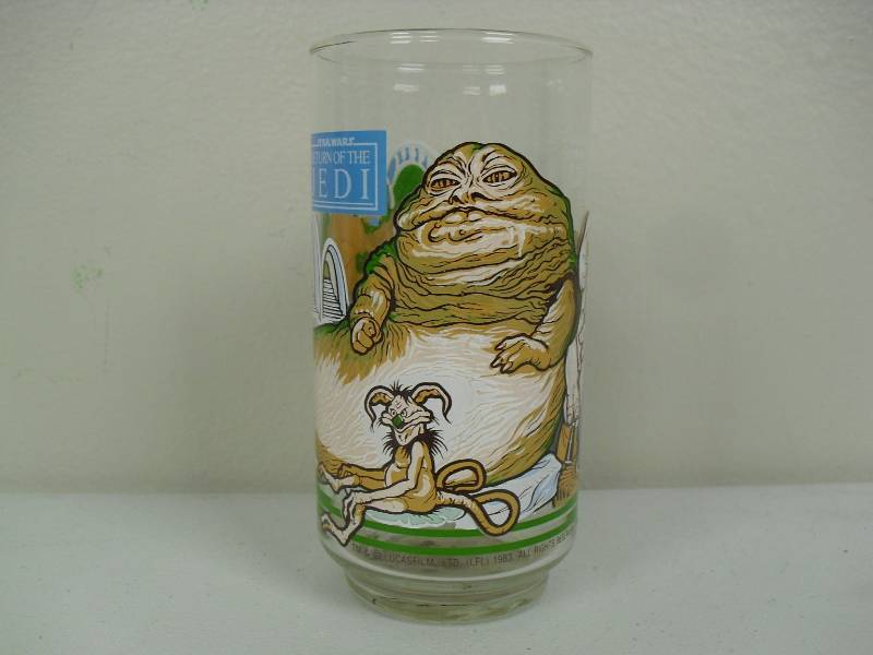 lot 61 image: Vintage Star Wars Return Of The Jedi Glass