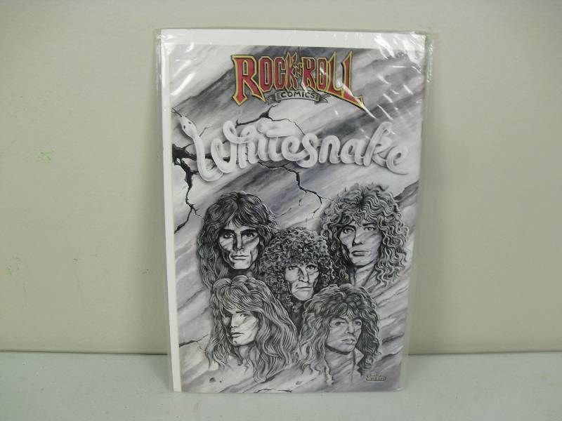 lot 90 image: Vintage Warrant  Whitesnake Rock And Roll Comic Book