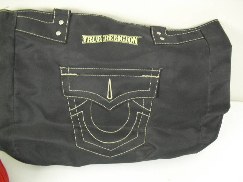 lot 110 image: Pair Of True Religion Tote Bags