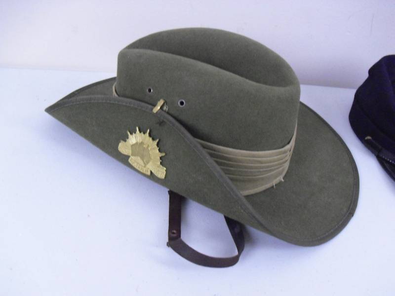 lot 145 image: Lot Of Hats Includes Union Soldier Replica