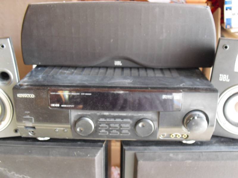 lot 155 image: Kenwood Receiver And JBL Speakers.
