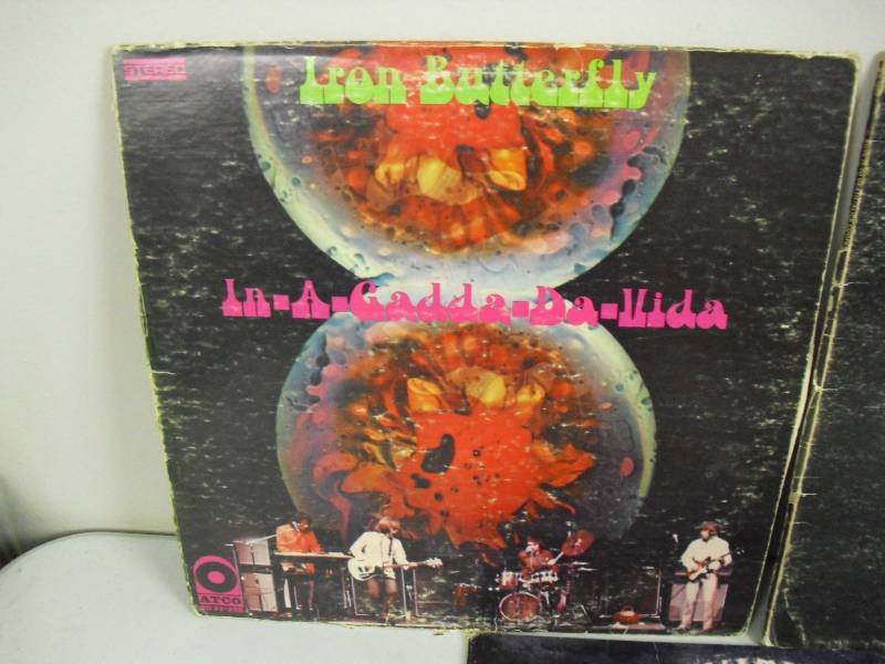 lot 187 image: Lot Of 5 Rock Records Iron Butterfly Alice Cooper