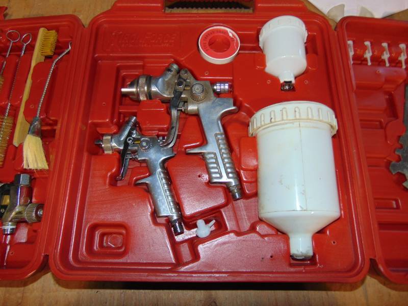 Iron Force Cup Spray Paint Gun Kit