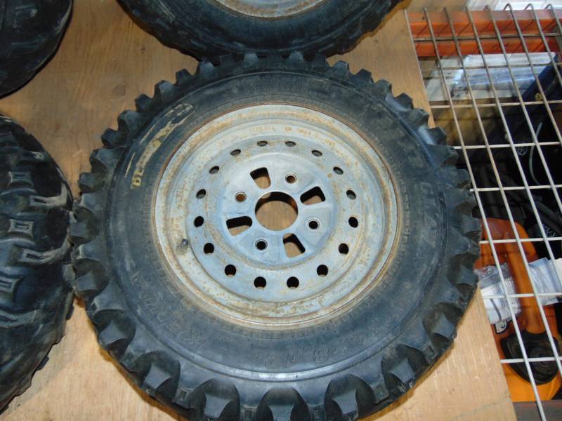 Tires and Rims Off 2001 Honda Rancher