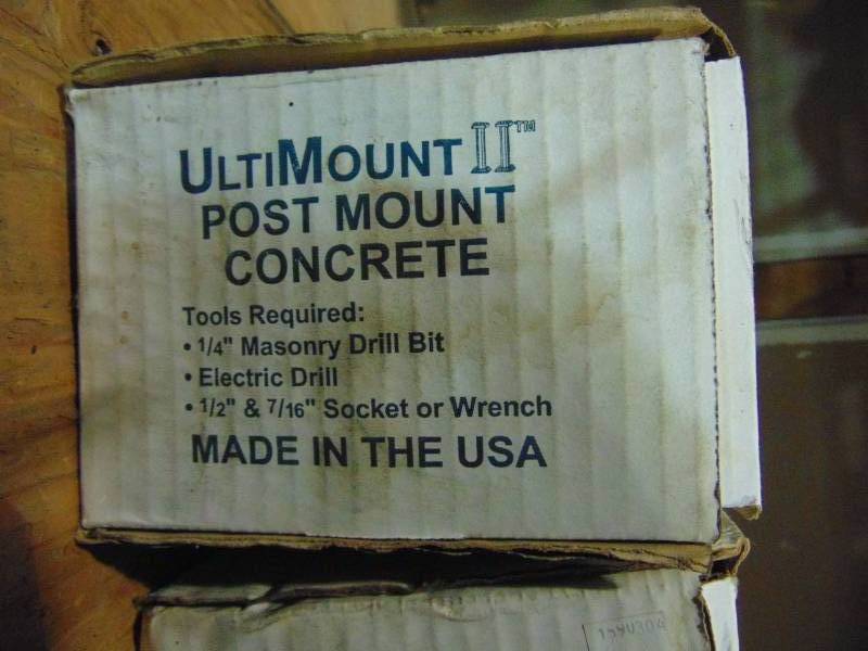 (4) Ulti-Mount II Post Mount Concrete