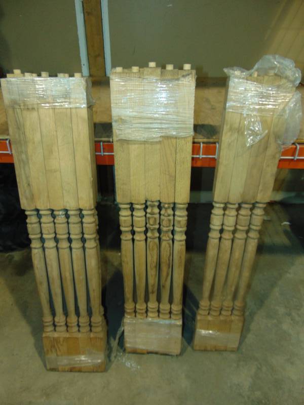 Lot of Oak Stair Spindles