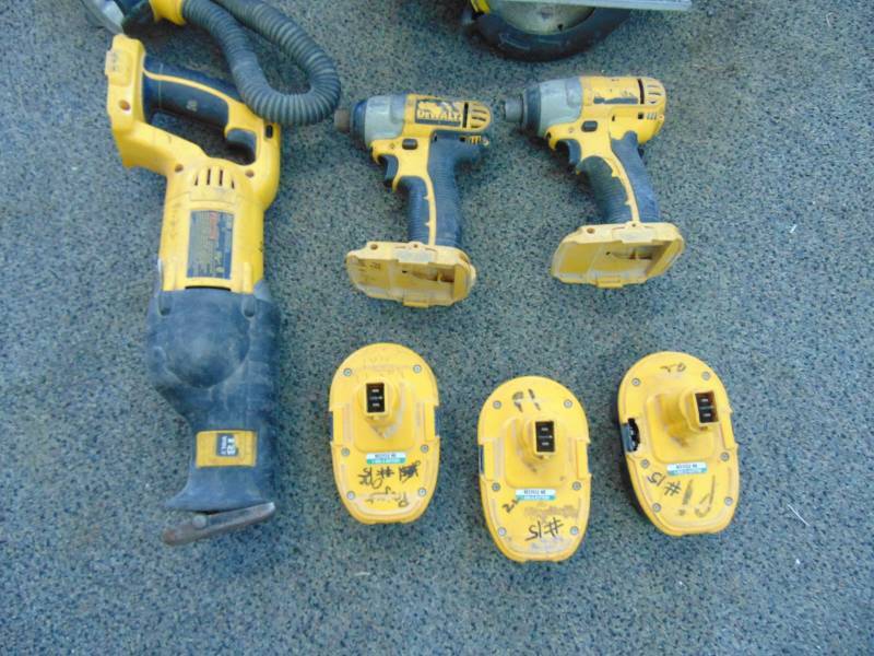18 Volt Dewalt Cordless Tools