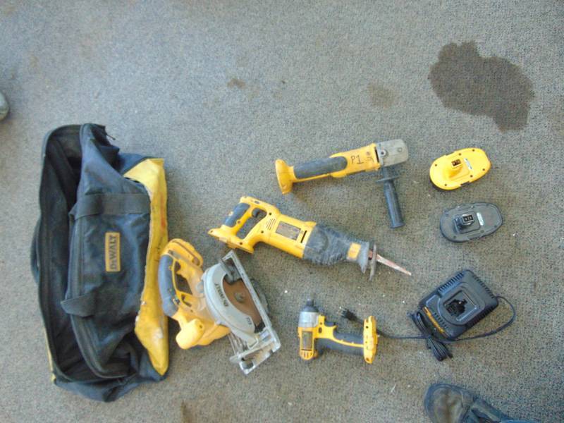 18 Volt Dewalt Cordless Tools