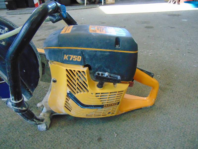 Partner K750 12 Concrete Saw With Diamond Blade