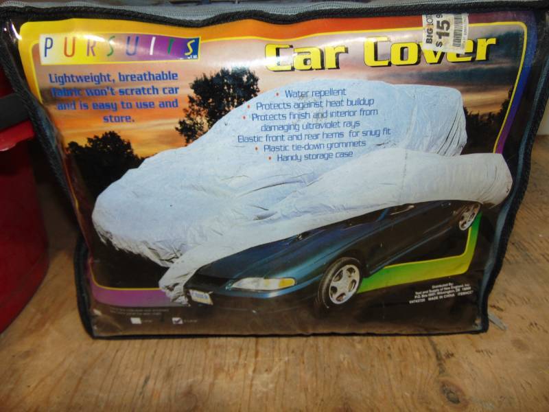 Car Cover and Bucket