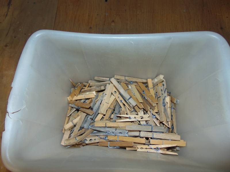 Bucket of Close Pins