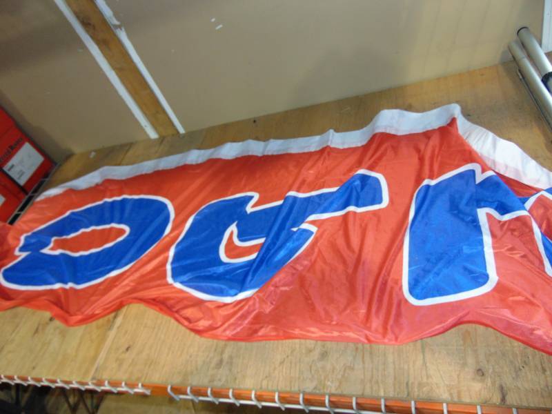 Large Open Flag With Pole