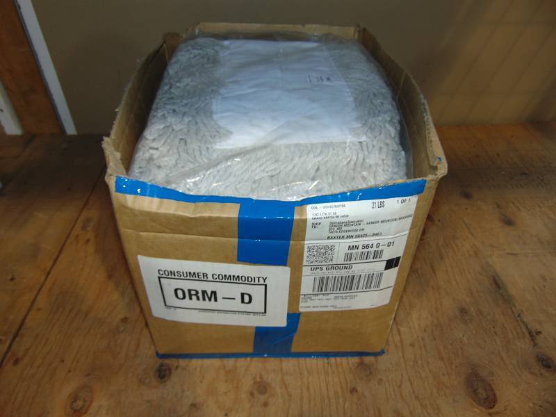 Box of New Dust Mops
