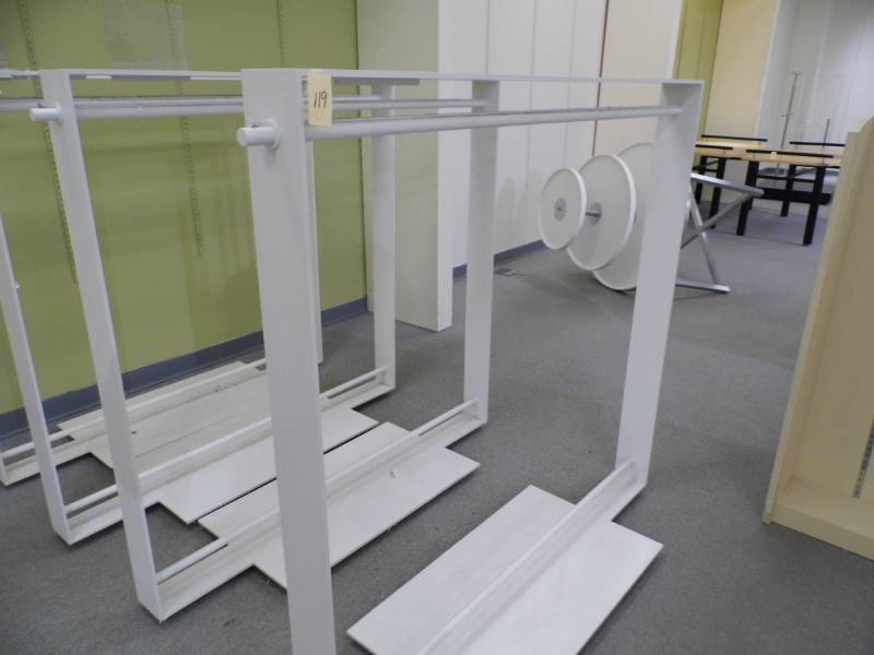 lot 119 image: Lot of 2 Metal Hanging Displays
