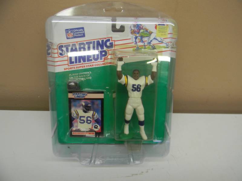 RARE - 1989 Kenner Starting Lineup   CHRIS DOLEMAN  Minnesota Vikings - 1 OF 6 IN COLLECTION - GOES WITH 13,14,15,16,18 - STILL IN PLASTIC CASE - SEE PICTURES