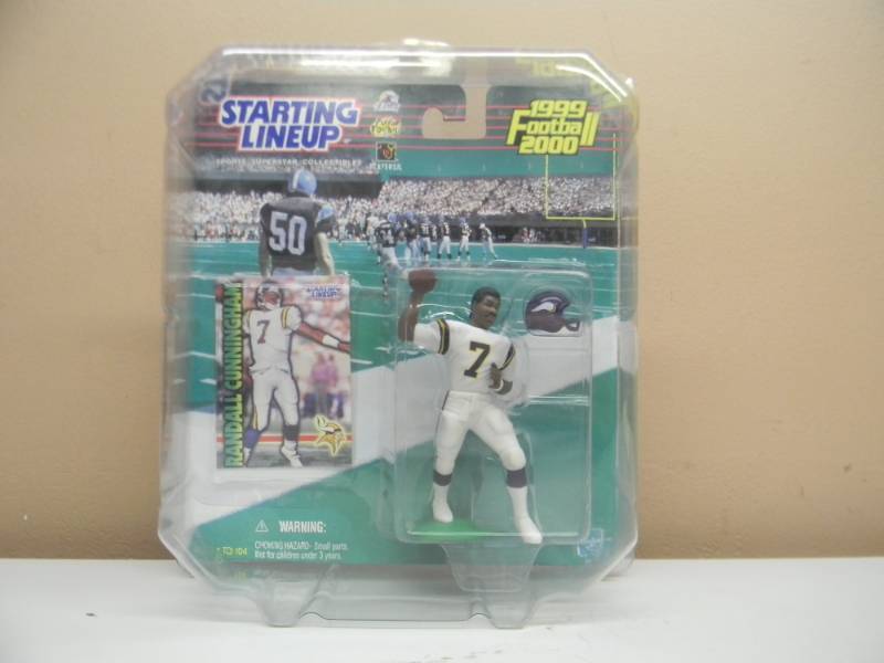 MINNESOTA VIKINGS Kenner Starting Lineup Card 1999 RANDALL CUNNINGHAM