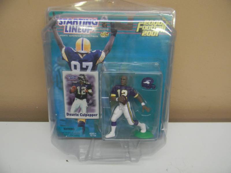RARE - 20002001 HASBRO Starting Lineup   DAUNTE CULPEPPER  Minnesota Vikings - STILL IN PLASTIC CASE - SEE PICTURES