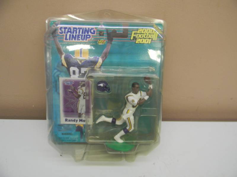 RARE - 20002001 HASBRO Starting Lineup   RANDY MOSS  Minnesota Vikings HOFer - STILL IN PLASTIC CASE - SEE PICTURES