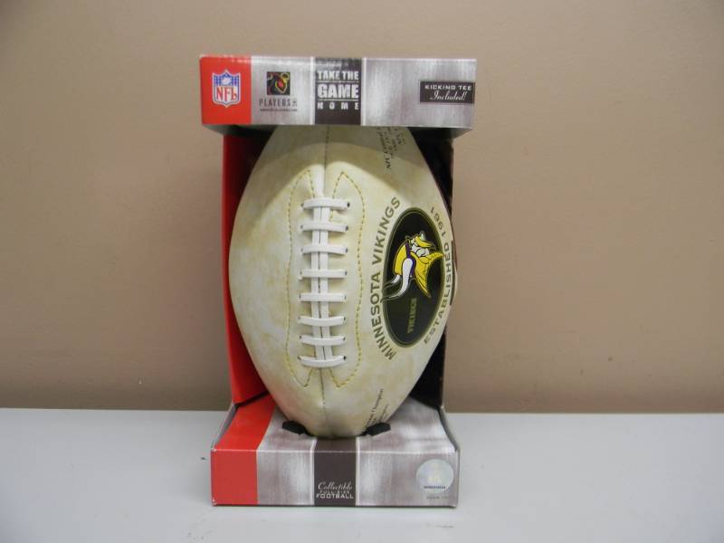 TAKE THE GAME HOME MINNESOTA VIKINGS ESTABLISHED 1961 FOOTBALL - LIMITED EDITION - AWESOME PIECE - IN BOX - SEE PICTURES