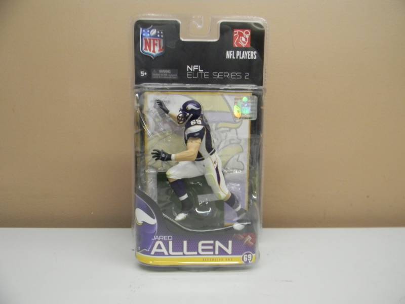 NFL PLAYERS NFL ELITE SERIES 2 JARED ALLEN #69 AWESOME PIECE - IN BOX - SEE PICTURES