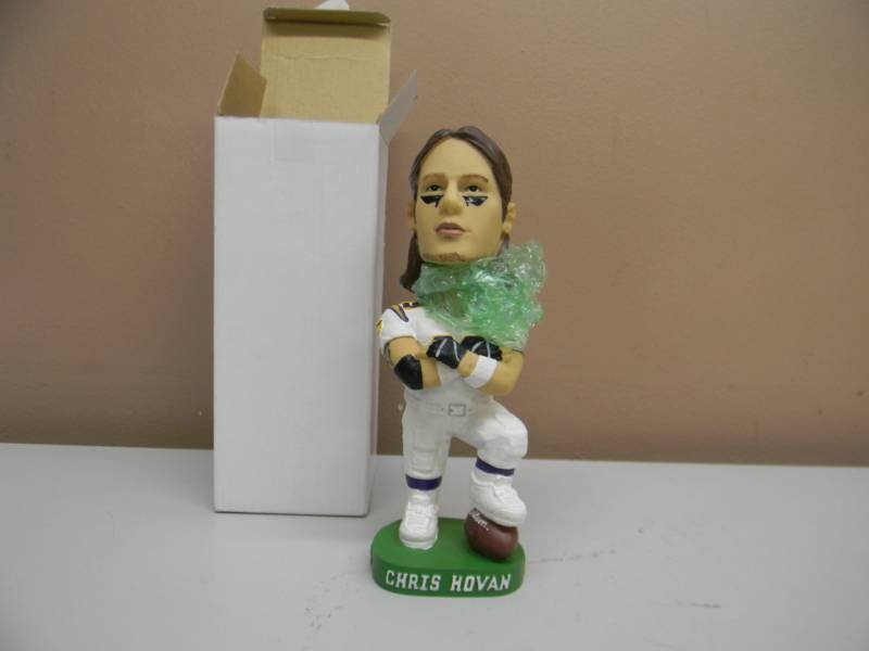 RARE CHRIS HOVAN BOBBLE DOBBLES NFL PLAYERS LIMITED EDITION 1227 OF 2004 - IN BOX - SEE PICTURES