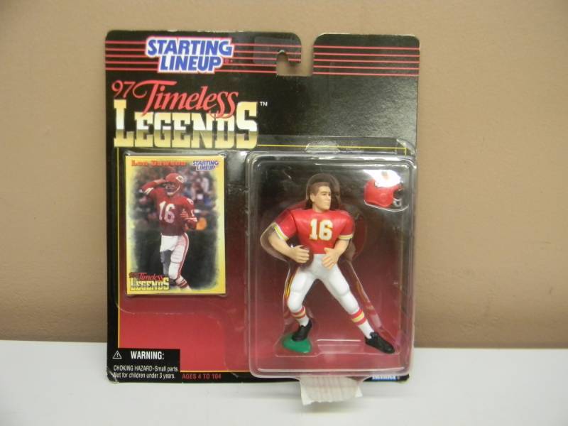 STARTING LINEUP 97 TIMELESS LEGENDS LEN DAWSON K.C. CHIEFS - RARE - NEW IN BOX - SEE PICTURES