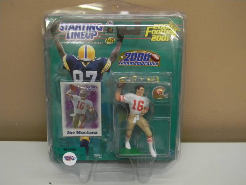 2000 JOE MONTANA - Starting Lineup - COMMEMORATIVE - NEW IN BOX - San Francisco 49ers - SEE PICTURES