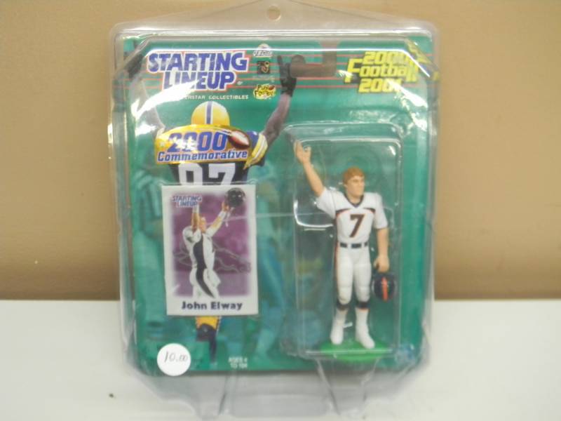 2000 JOHN ELWAY - Starting Lineup - COMMEMORATIVE - NEW IN BOX - DENVER BRONCOS - SEE PICTURES