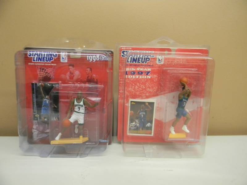 STEPHON MARBURY MINNESOTA TIMBERWOLVES 1997 & 1998 STARTING LINEUP - NEW IN BOX - SEE PICTURES