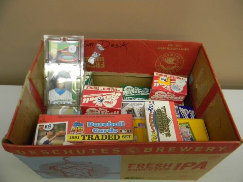 LARGE GREAT COLLECTION OF VINTAGE BASEBALL CARDS STILL IN THE BOX - SEE PICTURES