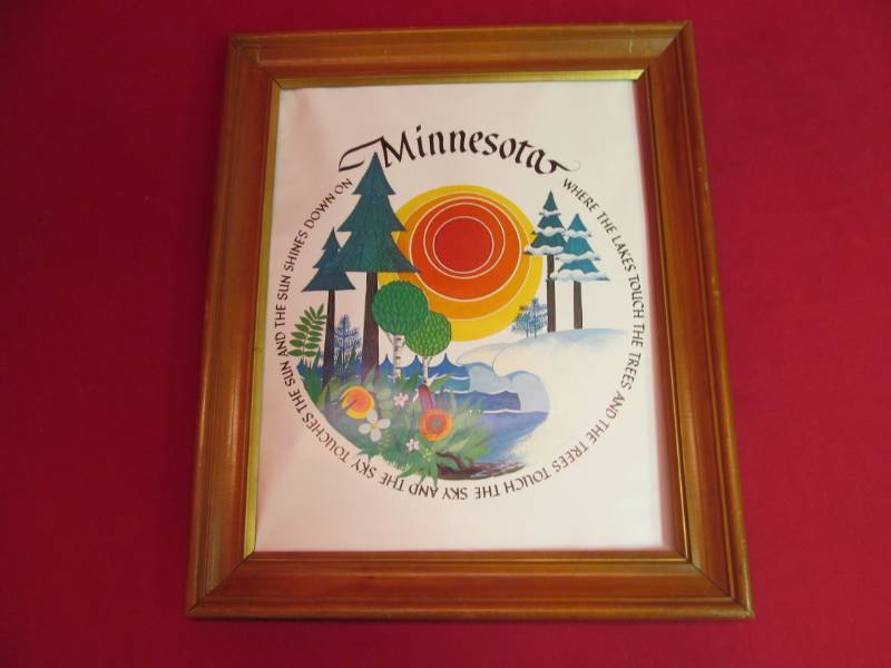 lot 86 image: Minnesota print