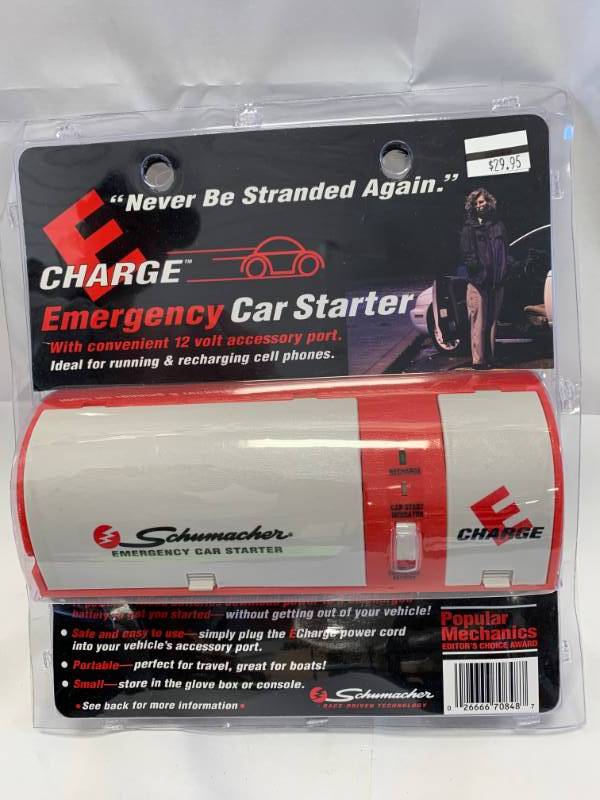 lot 3 image: Brand New Schumacher Emergency Car Starter